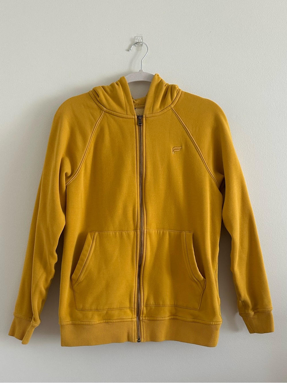 Mustard Yellow Fabletics Zip-Up Hoodie